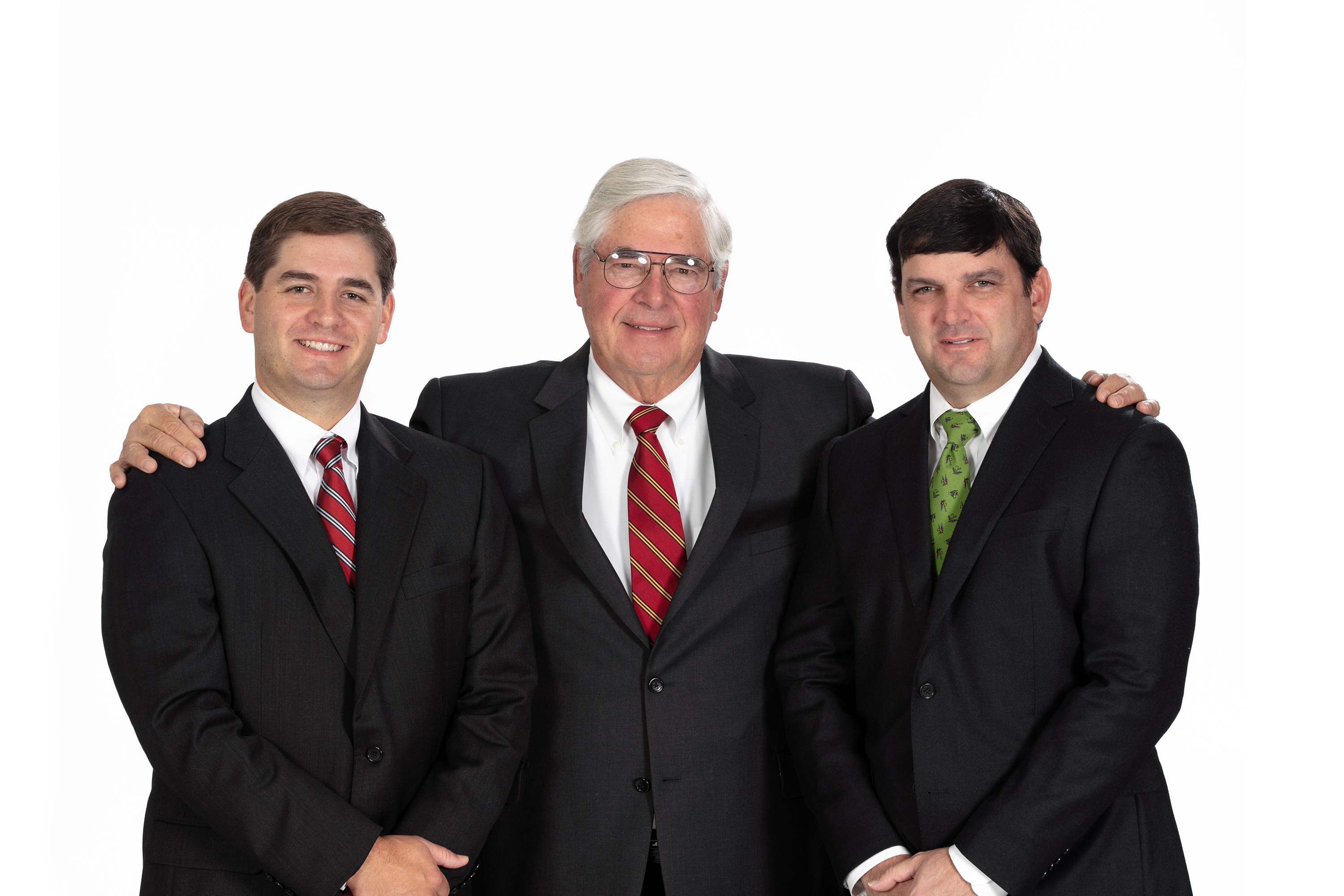 A picture of Christian, Robert, and Houstoun Demere. 